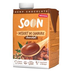 Dessert chanvre chocolat 530gr Soon  dans votre magasin bio en ligne Etiketbio.eu