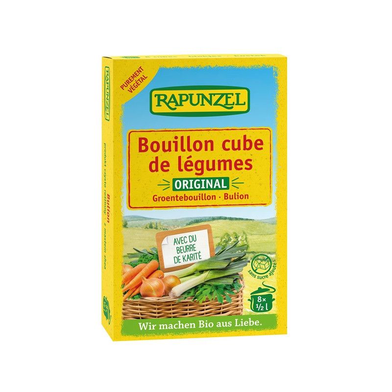 Bouillon legumes original cubes bio 84g Rapunzel  dans votre magasin bio en ligne Etiketbio.eu