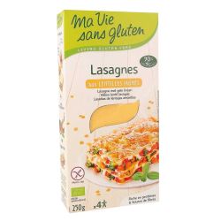 LASAGNE LENTILLE JAUNE SANS GLUTEN 250G | MA VIE SANS GLUTEN | Ache...