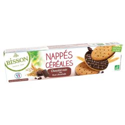 Nappes chocolat noir 120gr Bisson  dans votre magasin bio en ligne Etiketbio.eu