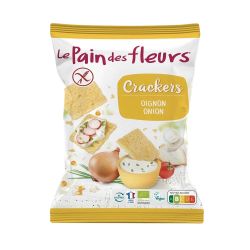 APERITIF CRAKERS OIGNON 75GR LE PAIN DES FLEURS  dans votre magasin bio en ligne Etiketbio.eu