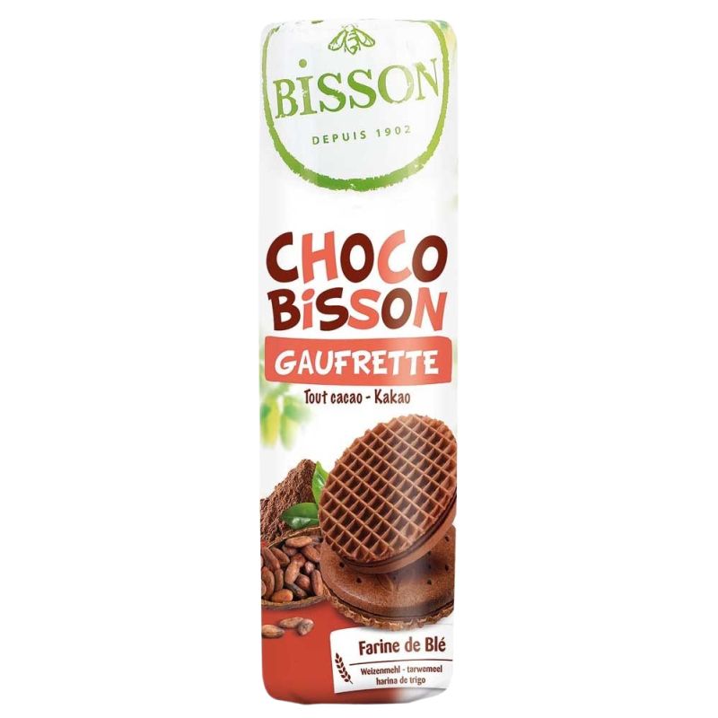 Choco bisson gaufrette cacao 240gr Bisson  dans votre magasin bio en ligne Etiketbio.eu