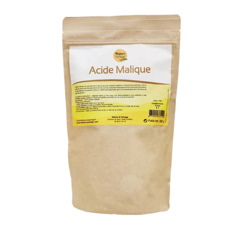 ACIDE MALIQUE 500GR | NATURE ET PARTAGE | Acheter sur EtiketBio.eu