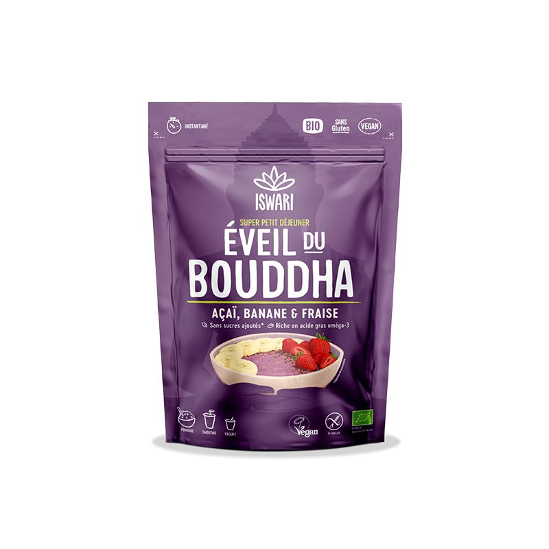 Eveil du bouddha acai banane fraise dans votre magasin bio en ligne Etiketbio.eu Eveil du bouddha acai banane fraise dans votre magasin bio en ligne Etiketbio.eu