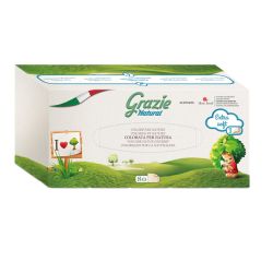 MOUCHOIR BOITE 80 FEUILLES | GRAZIE | Acheter sur EtiketBio.eu