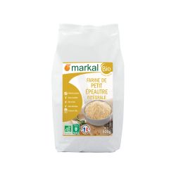FARINE DE PETIT EPEAUTRE INTEGRALE 500G MARKAL dans votre magasin bio en ligne Etiketbio.eu