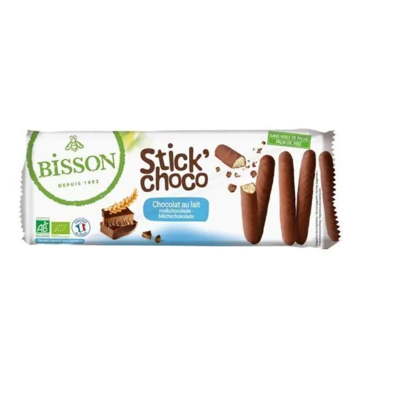 Stick choco chocolat au lait 130gr Bisson dans votre magasin bio en ligne Etiketbio.eu Stick choco chocolat au lait 130gr Bisson dans votre magasin bio en ligne Etiketbio.eu