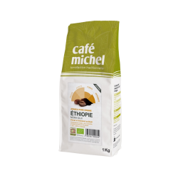 CAFE ETHIOPIE GRAINS 1KG | CAFE MICHEL | Acheter sur EtiketBio.eu