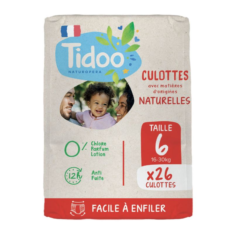 Culottes ecologiques t6/xl16-30kgx26 Tidoo  dans votre magasin bio en ligne Etiketbio.eu