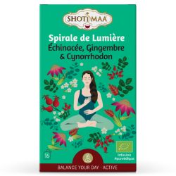 INFUSION SPIRALE DE LUMIERE(ECHINACEE GINGEMBRE CYNORRHODON)x16 | S...