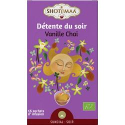 Infusion detente(vanille chai) x16 Shoti Maa dans votre magasin bio en ligne Etiketbio.eu