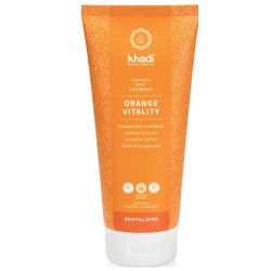 Shampooing ayurvedique orange vitality 200ml Khadi dans votre magasin bio en ligne Etiketbio.eu
