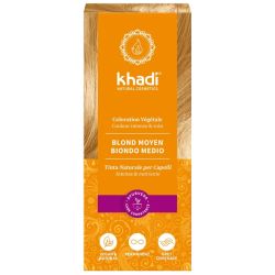 COLORATION VÉGÉTALE BLOND MOYEN - 100 G | KHADI | Acheter sur Etike...