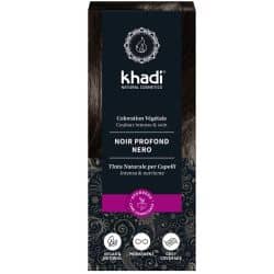TEINTURE AUX PLANTES NOIR 100 GR Khadi  dans votre magasin bio en ligne Etiketbio.eu