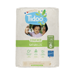 Couches naturelles t6 16-30kg Tidoo  dans votre magasin bio en ligne Etiketbio.eu
