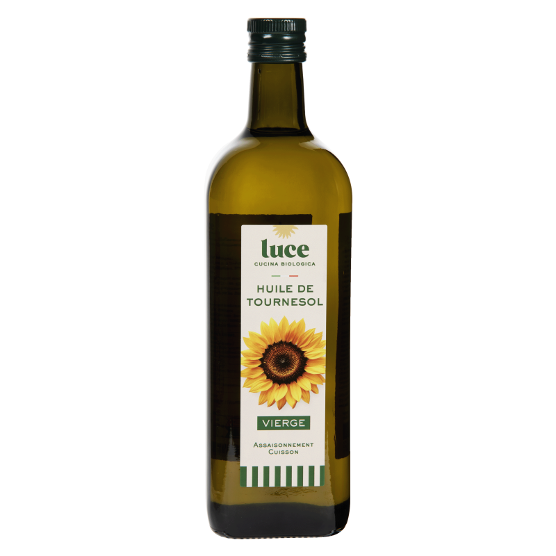 Huile de tournesol vierge 1l Luce  dans votre magasin bio en ligne Etiketbio.eu