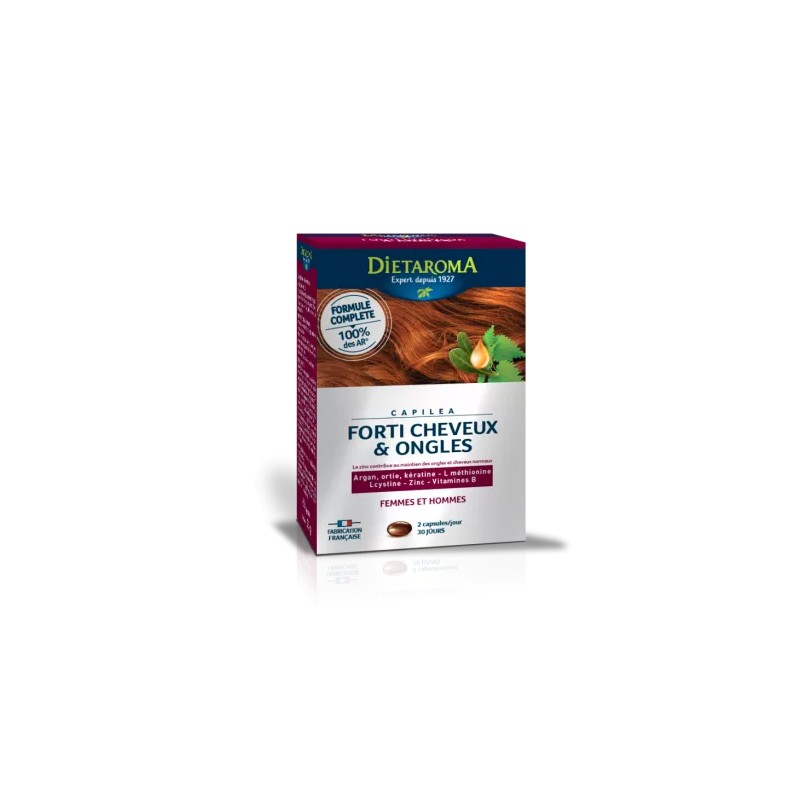 Capilea forti cheveux 60 cap Dietaroma  dans votre magasin bio en ligne Etiketbio.eu