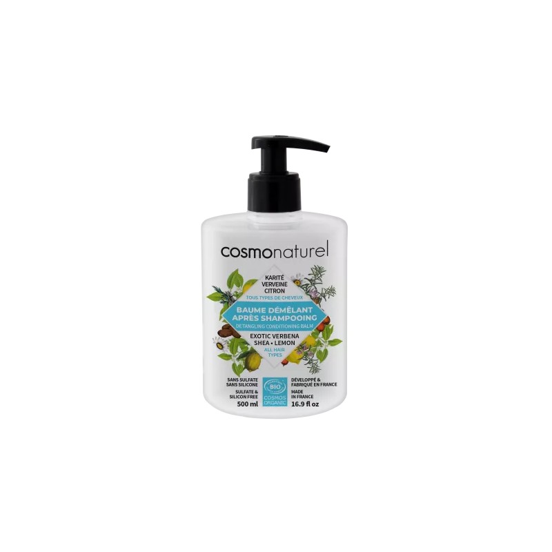BAUME DEMELANT TOUS CHEVEUX 500ML COSMONATUREL dans votre magasin bio en ligne Etiketbio.eu BAUME DEMELANT TOUS CHEVEUX 500ML COSMONATUREL dans votre magasin bio en ligne Etiketbio.eu