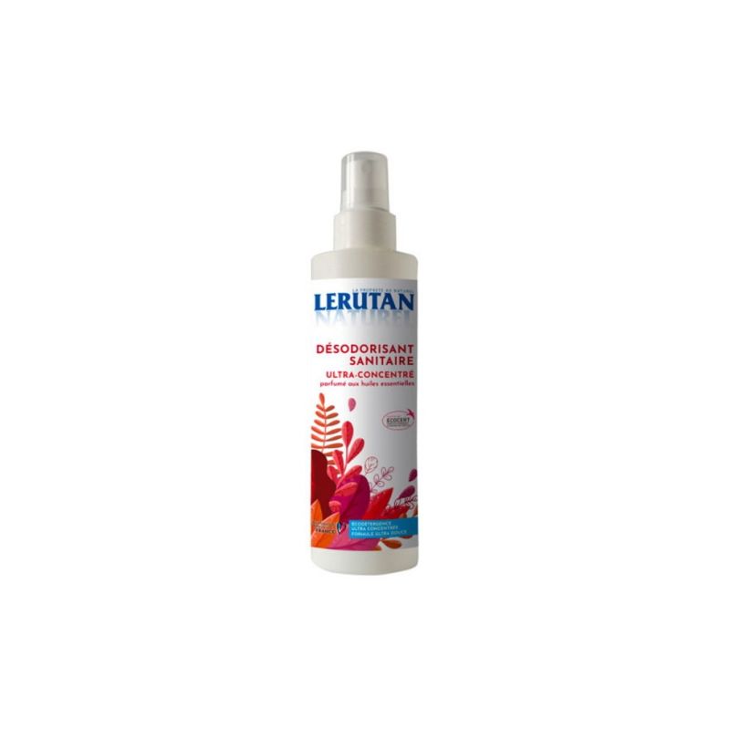 Désodorisant sanitaire ultra concentré 250ml Lerutan  dans votre magasin bio en ligne Etiketbio.eu
