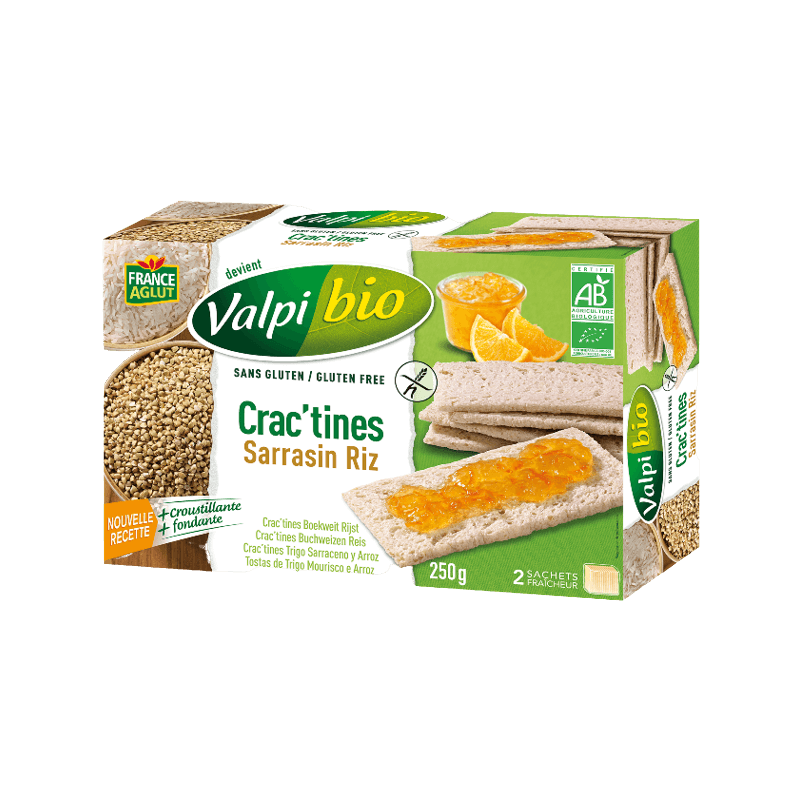 Crac tine sarrasin bio sg 250gr VALPIBIO dans votre magasin bio en ligne Etiketbio.eu Crac tine sarrasin bio sg 250gr VALPIBIO dans votre magasin bio en ligne Etiketbio.eu