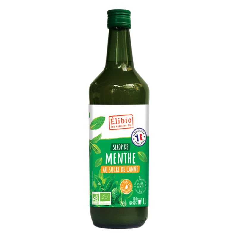 Sirop menthe 1l Elibio dans votre magasin bio en ligne Etiketbio.eu Sirop menthe 1l Elibio dans votre magasin bio en ligne Etiketbio.eu