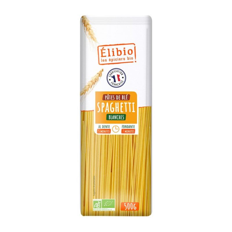 Spghetti blanche 500gr Elibio  dans votre magasin bio en ligne Etiketbio.eu