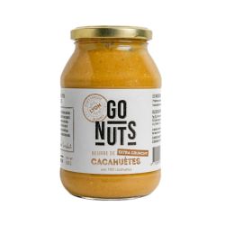 Beurre de cacahuetes extra crunchy 500gr Go Nuts  dans votre magasin bio en ligne Etiketbio.eu