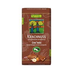 Chocolat lait noisette entiere 100g Rapunzel dans votre magasin bio en ligne Etiketbio.eu