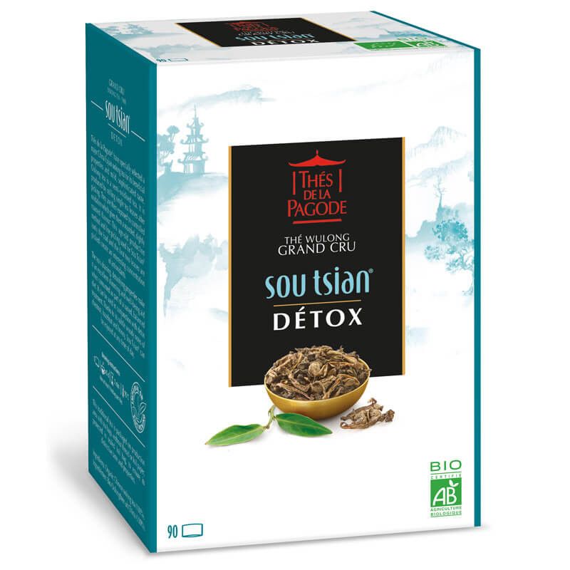 SOU TSIAN DETOX 90 INFUSETTES Les Thés de la Pagode  dans votre magasin bio en ligne Etiketbio.eu