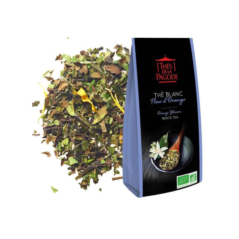 The blanc fleur d oranger bio 100g Les Thés de la Pagode dans votre magasin bio en ligne Etiketbio.eu The blanc fleur d oranger bio 100g Les Thés de la Pagode dans votre magasin bio en ligne Etiketbio.eu
