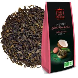 The vert litchi noix de coco 100g Les Thés de la Pagode  dans votre magasin bio en ligne Etiketbio.eu