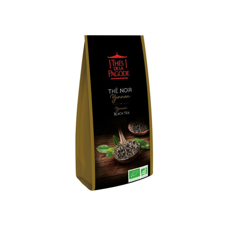 THE NOIR YUNNAN 110G Les Thés de la Pagode  dans votre magasin bio en ligne Etiketbio.eu