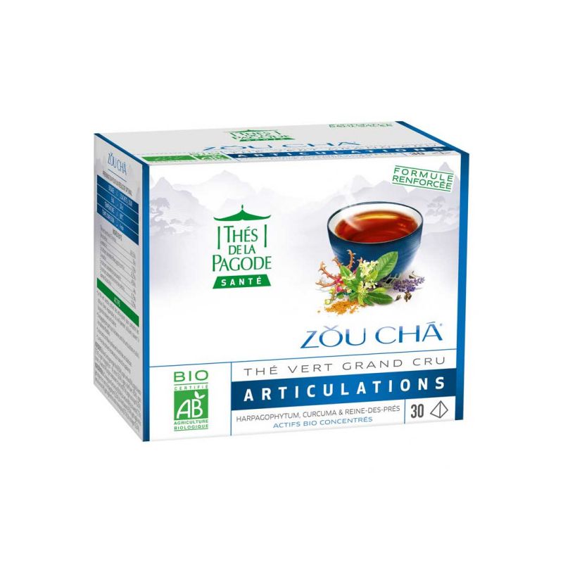 ZOU CHA BIO THE VERT SENCHA AU CURCUMA, Les Thés de la Pagode  dans votre magasin bio en ligne Etiketbio.eu