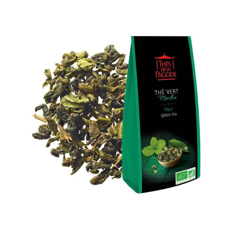 THE VERT MENTHE 100G Les Thés de la Pagode  dans votre magasin bio en ligne Etiketbio.eu