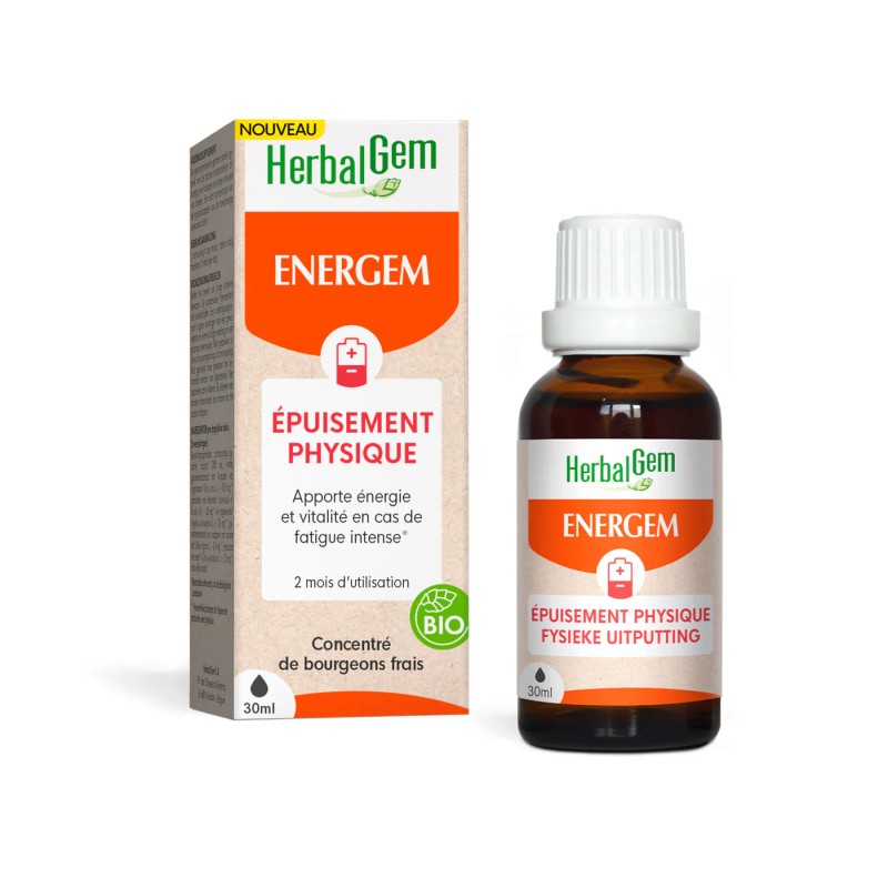 Energem epuisement physique bio 30 ml Herbalgem dans votre magasin bio en ligne Etiketbio.eu Energem epuisement physique bio 30 ml Herbalgem dans votre magasin bio en ligne Etiketbio.eu