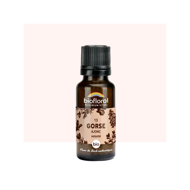 Elixir 13 ajonc bio - 20 ml Biofloral  dans votre magasin bio en ligne Etiketbio.eu