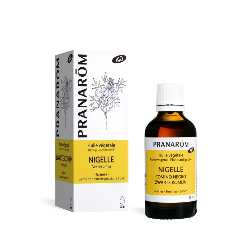 HUILE VEGETALE NIGELLE BIO 50 ML PRANAROM dans votre magasin bio en ligne Etiketbio.eu HUILE VEGETALE NIGELLE BIO 50 ML PRANAROM dans votre magasin bio en ligne Etiketbio.eu