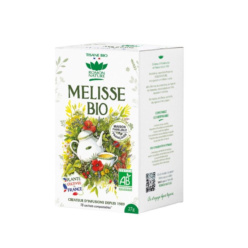 Melisse 18sd france bio 27gr Romon Nature dans votre magasin bio en ligne Etiketbio.eu Melisse 18sd france bio 27gr Romon Nature dans votre magasin bio en ligne Etiketbio.eu