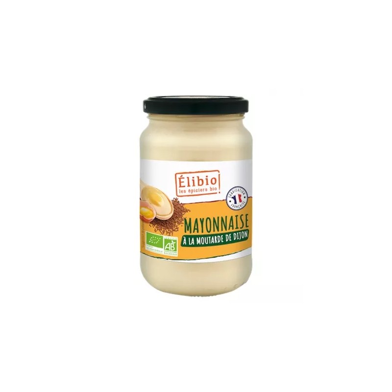 Mayonnaise a la moutarde de dijon 325 gr Elibio dans votre magasin bio en ligne Etiketbio.eu Mayonnaise a la moutarde de dijon 325 gr Elibio dans votre magasin bio en ligne Etiketbio.eu