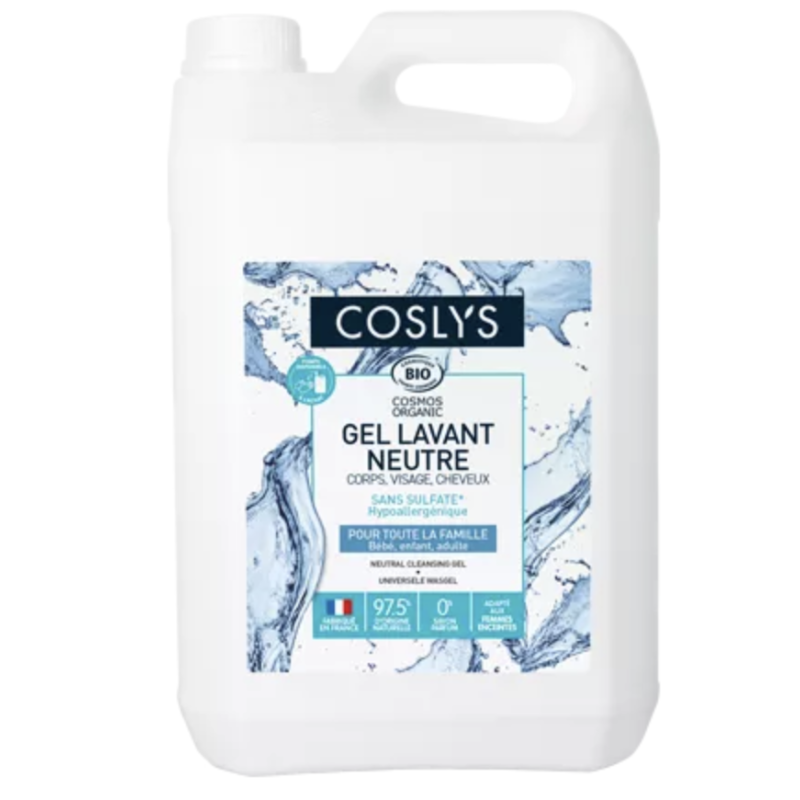 GEL LAVANT NEUTRE 5L COSLYS dans votre magasin bio en ligne Etiketbio.eu GEL LAVANT NEUTRE 5L COSLYS dans votre magasin bio en ligne Etiketbio.eu