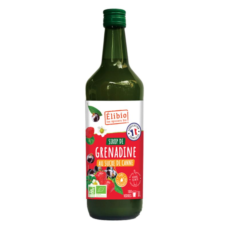 Sirop grenadine 1l Elibio dans votre magasin bio en ligne Etiketbio.eu Sirop grenadine 1l Elibio dans votre magasin bio en ligne Etiketbio.eu
