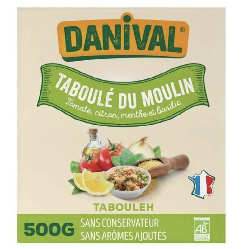 Taboule du moulin 620g Danival dans votre magasin bio en ligne Etiketbio.eu Taboule du moulin 620g Danival dans votre magasin bio en ligne Etiketbio.eu