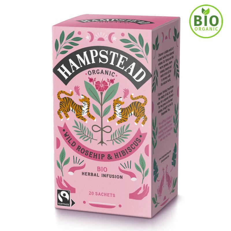 Infusion hibiscus 40g Hampstead Tea dans votre magasin bio en ligne Etiketbio.eu Infusion hibiscus 40g Hampstead Tea dans votre magasin bio en ligne Etiketbio.eu
