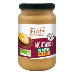 Moutarde de dijon 350gr Elibio dans votre magasin bio en ligne Etiketbio.eu