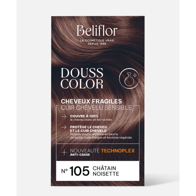 DOUSSCOLOR N°105 CHÂTAIN NOISETTE BELIFLOR dans votre magasin bio en ligne Etiketbio.eu DOUSSCOLOR N°105 CHÂTAIN NOISETTE BELIFLOR dans votre magasin bio en ligne Etiketbio.eu