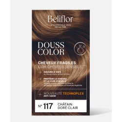 Douss color n°117 chatain dore clair Beliflor  dans votre magasin bio en ligne Etiketbio.eu