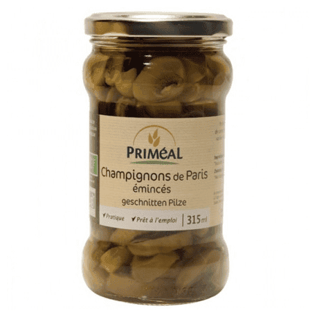 CHAMPIGNONS DE PARIS EMINCES 314ML Priméal  dans votre magasin bio en ligne Etiketbio.eu