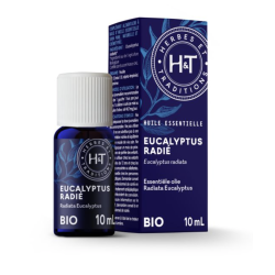 Huile essentielle eucalyptus radie 10ml Herbes et Traditions  dans votre magasin bio en ligne Etiketbio.eu
