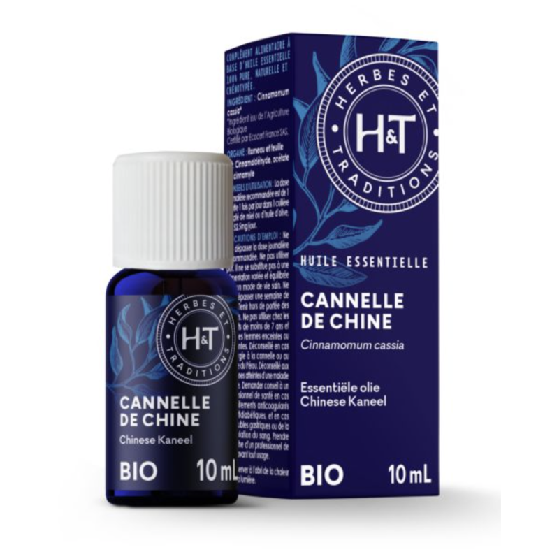 Huile essentielle cannelle de chine 10ml Herbes et Traditions dans votre magasin bio en ligne Etiketbio.eu Huile essentielle cannelle de chine 10ml Herbes et Traditions dans votre magasin bio en ligne Etiketbio.eu
