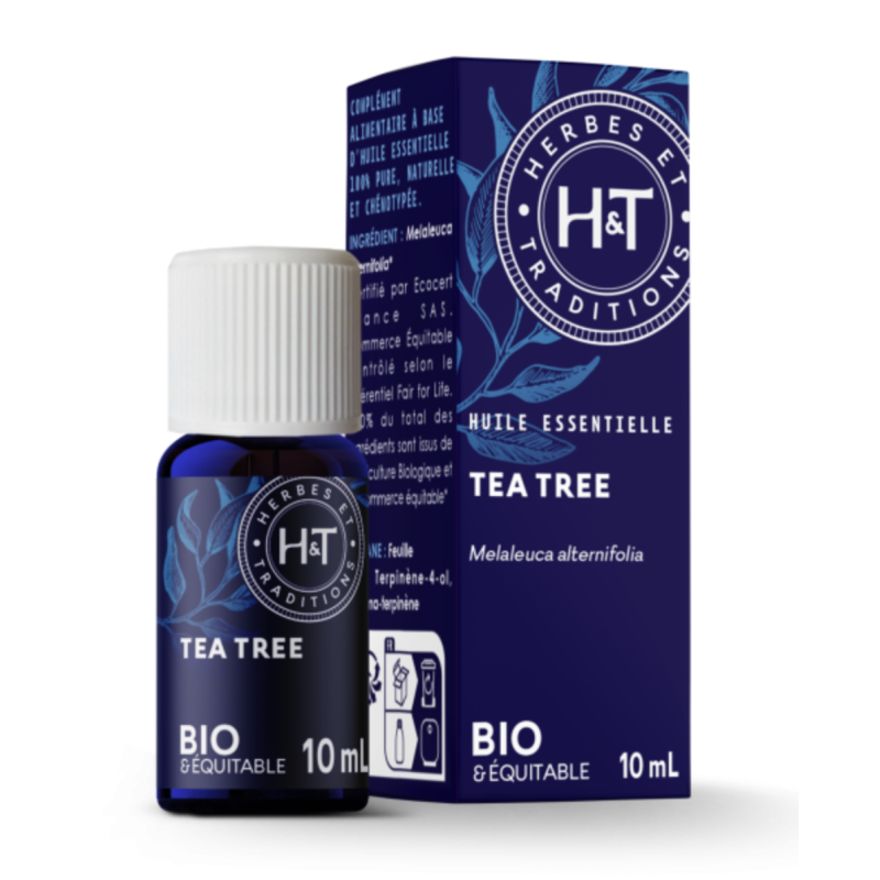 Huile essentielle tea tree 10ml Herbes et Traditions dans votre magasin bio en ligne Etiketbio.eu Huile essentielle tea tree 10ml Herbes et Traditions dans votre magasin bio en ligne Etiketbio.eu